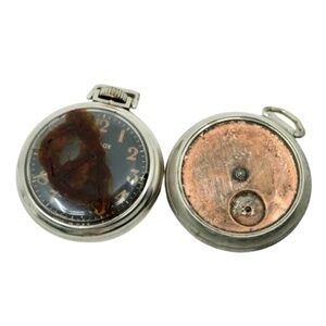 VINTAGE WESTCLOX POCKET BEN POCKET WATCH~FOR PARTS~LOT OF TWO